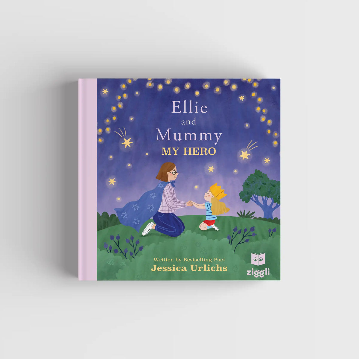 Personalised My Hero book cover mockup by Jessica Urlichs