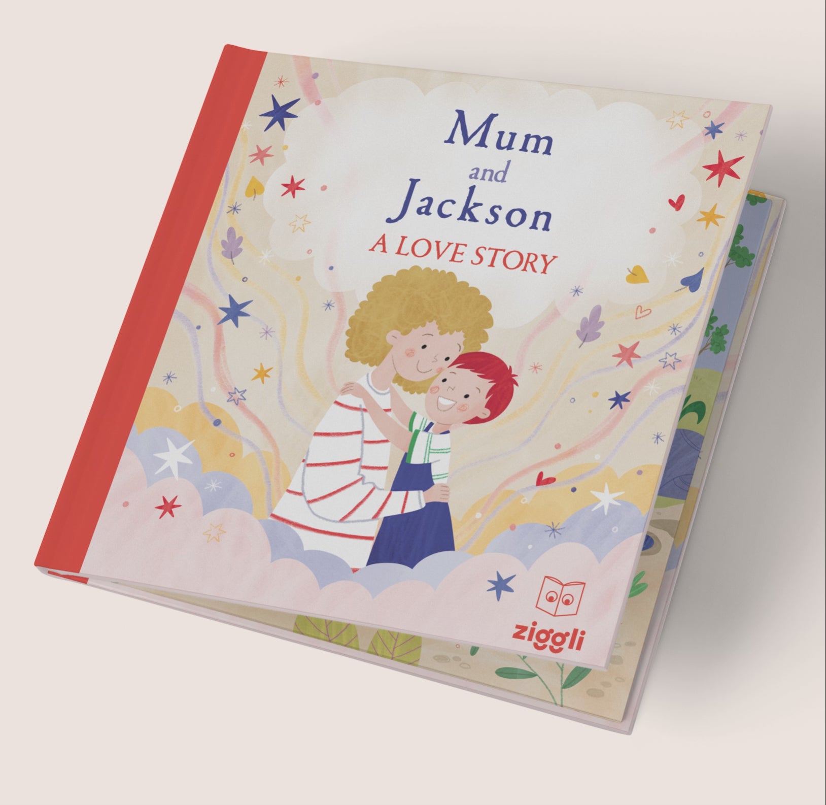 Video preview of the personalised A Love Story mother-child book by Ziggli