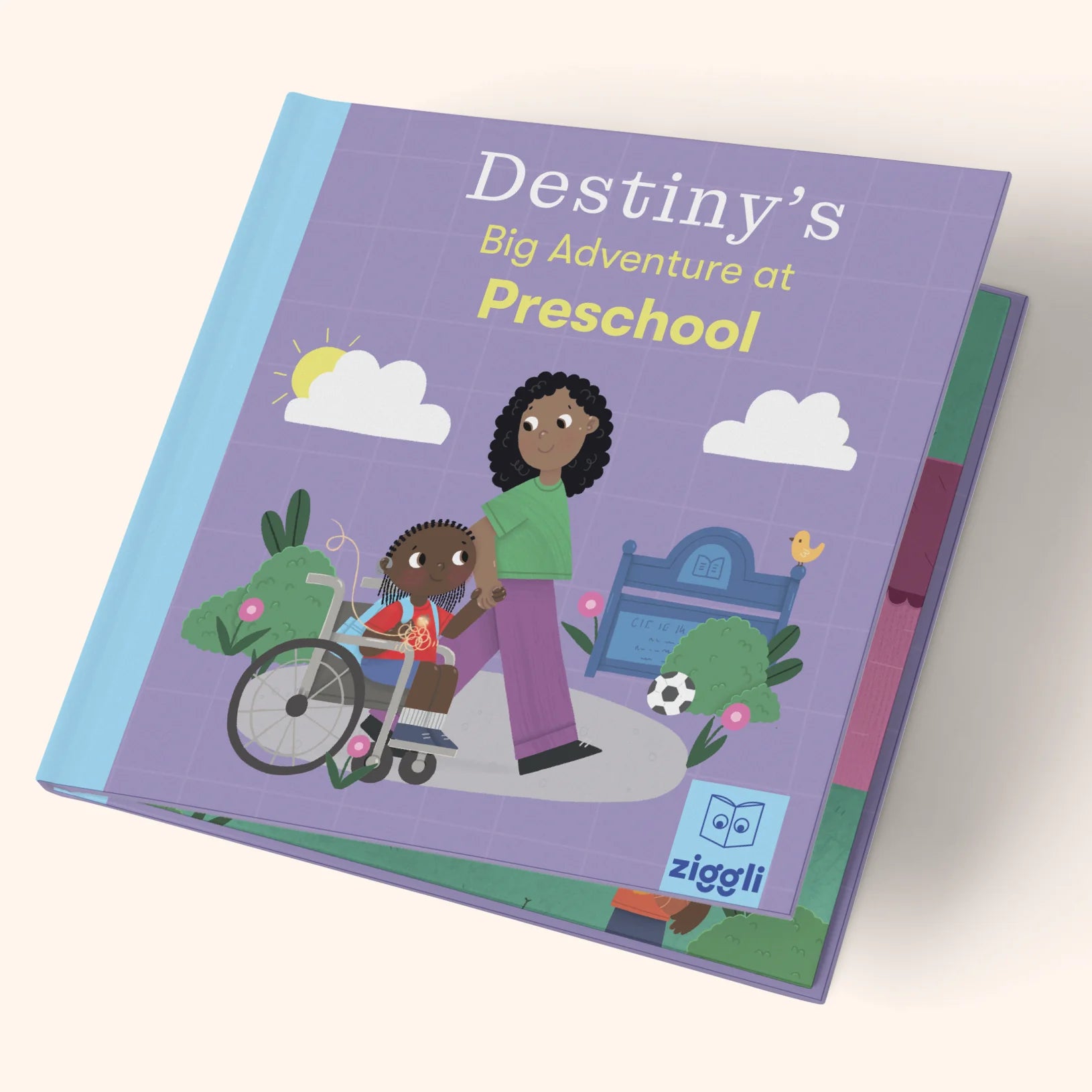 Cover of the personalised Big Adventure children's book by Ziggli, a starting school keepsake for kids