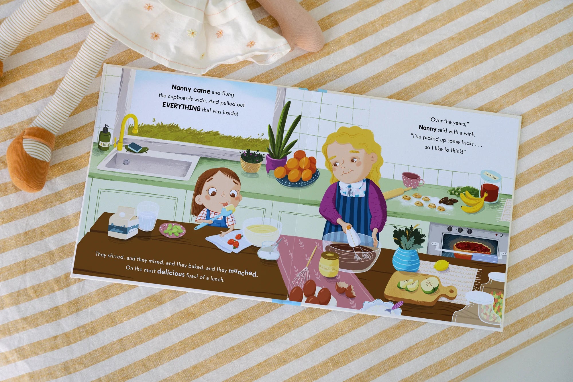 Cover image of Ziggli's "Grandma's Spark" book featuring colorful vintage-style illustrations and title text.