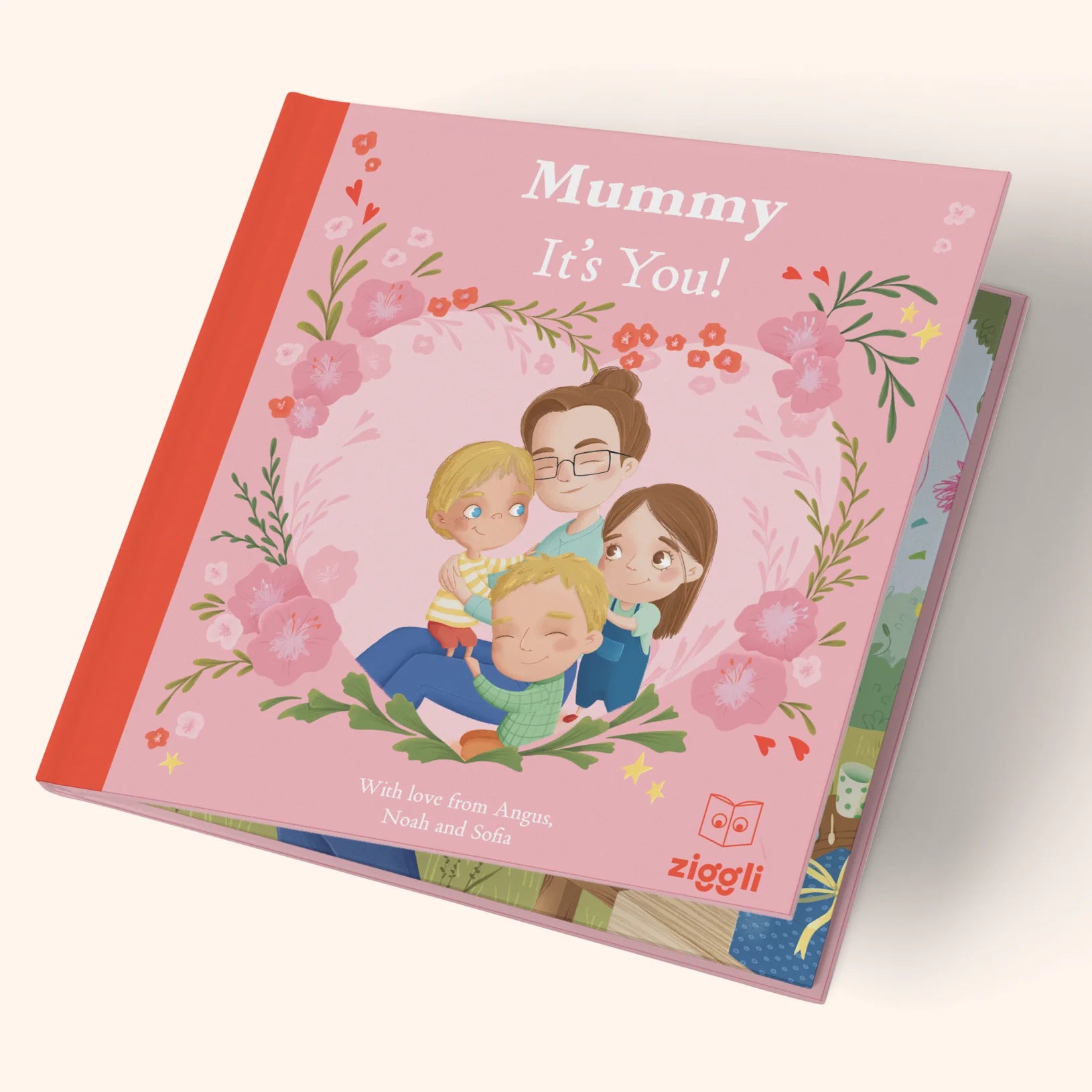 Cover of the personalised Mummy It's You children's book by Ziggli, a heartfelt gift celebrating the bond between mother and child